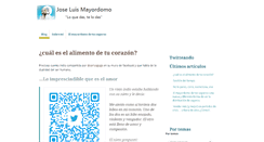Desktop Screenshot of joseluismayordomo.com