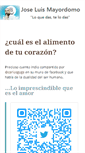 Mobile Screenshot of joseluismayordomo.com
